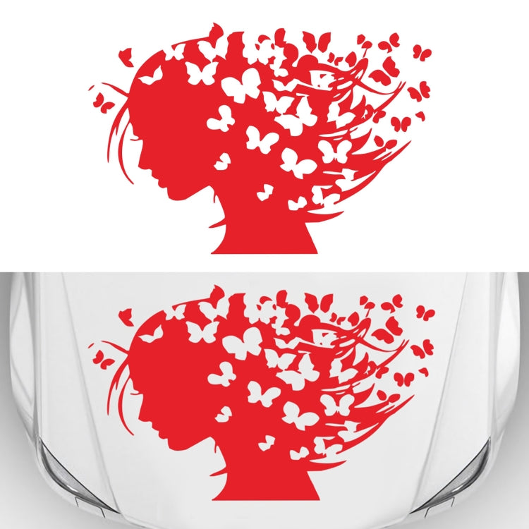 D-956 Butterfly Girl Pattern Car Modified Decorative Sticker, D-956