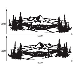 2 PCS/Set D-957 Mountains Pattern Car Modified Decorative Sticker, D-957