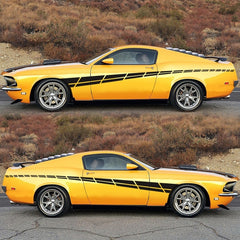 2 PCS/Set D-961 Checkered Flag Pattern Car Modified Decorative Sticker, D-961
