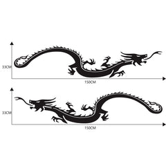 2 PCS/Set D-965 Dragon Pattern Car Modified Decorative Sticker, D-965