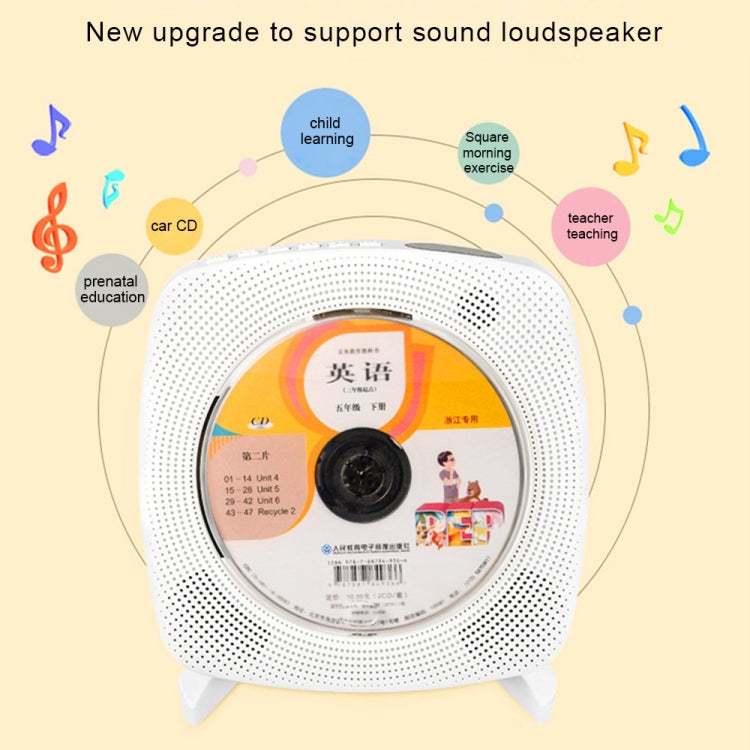 Kecag KC-609 Wall Mounted Home DVD Player Bluetooth CD Player, DVD/CD+Connectable TV  + Plug-In Version, CD Version+ Not Connected to TV+ Plug-In Version, CD Version +Not Connected to TV + Charging Version, CD Version +                                 ...