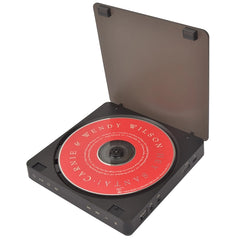 Kecag KC-708 Portable Retro Disc Album CD Player, Disc Album CD Player(Black)