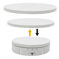 Electric Rotating Display Stand Turntable, 3 in 1, 3 in 1 Remote