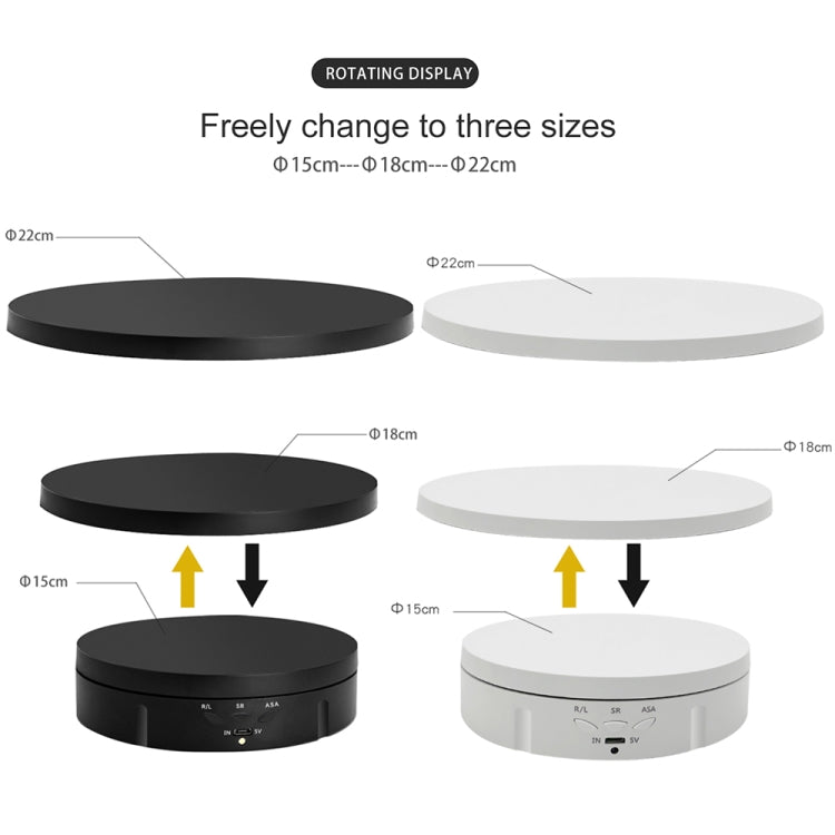 Electric Rotating Display Stand Turntable, 3 in 1, 3 in 1 Remote