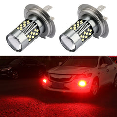 12V 7W Continuous Car LED Fog Light, 1 Pair H7, 1 Pair H11