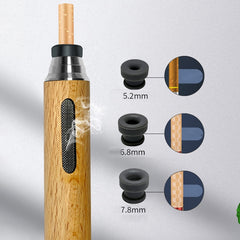 Car Ashtray Portable Lazy Cigarette Holder, Timber Log
