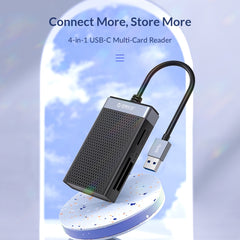 ORICO CL4T-C3 4-in-1 Simultaneously Type-C Multifunction Card Reader, CL4T-C3