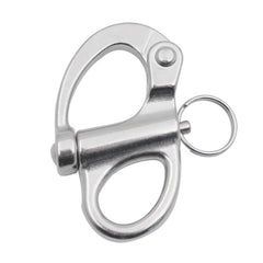 2 PCS 316 Stainless Steel Fixed Spring Shackle, 35mm, 52mm
