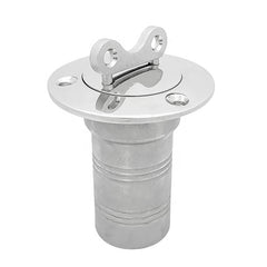Stainless Steel Yacht Universal Fuel Filler, 1-1/2 inch, 2 inch