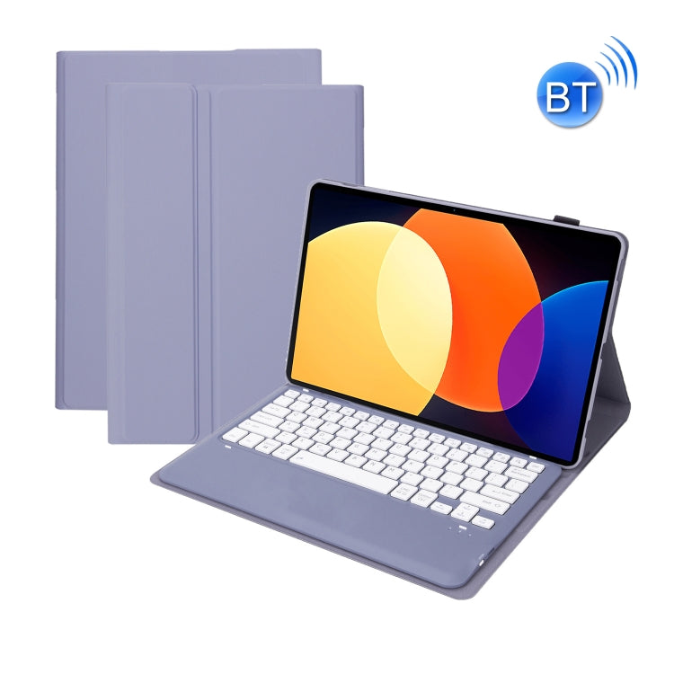 A0N4 Detachable Sheep Pattern TPU Bluetooth Keyboard Tablet Leather Case, For Xiaomi Pad 5 Pro 12.4