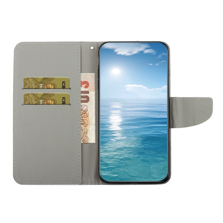 Colored Drawing Leather Phone Case, For Xiaomi Poco F3