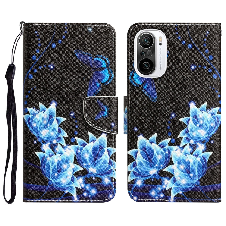 Colored Drawing Leather Phone Case, For Xiaomi Poco F3