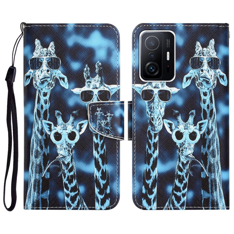 Colored Drawing Leather Phone Case, For Xiaomi 11T