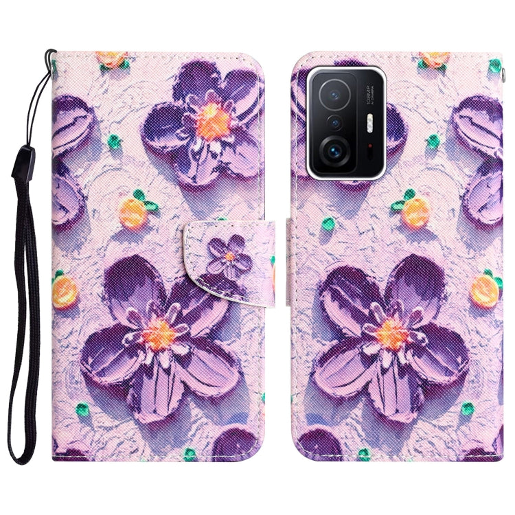 Colored Drawing Leather Phone Case, For Xiaomi 11T