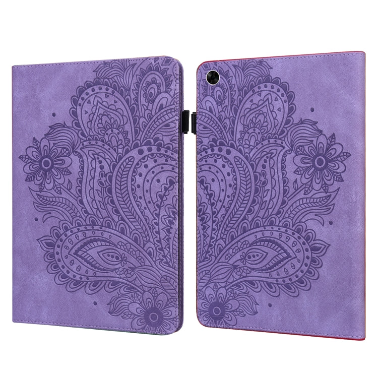 Peacock Embossed Pattern Leather Tablet Case, For Xiaomi Redmi Pad 10.61 2022, For Nokia T10, For Amazon Kindle Fire 7 2022