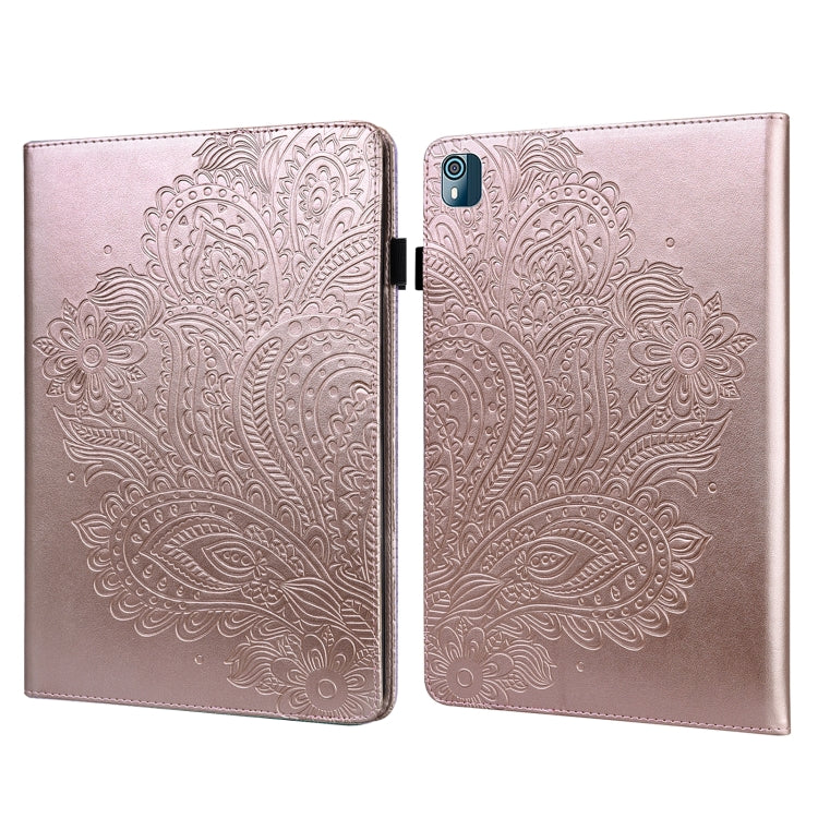 Peacock Embossed Pattern Leather Tablet Case, For Xiaomi Redmi Pad 10.61 2022, For Nokia T10, For Amazon Kindle Fire 7 2022