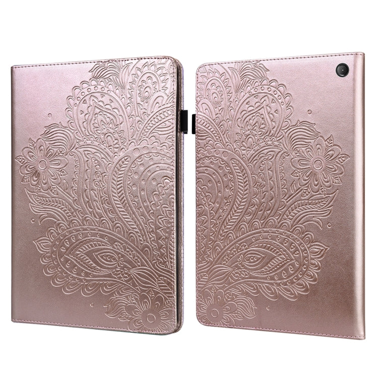 Peacock Embossed Pattern Leather Tablet Case, For Xiaomi Redmi Pad 10.61 2022, For Nokia T10, For Amazon Kindle Fire 7 2022