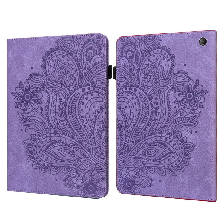 Peacock Embossed Pattern Leather Tablet Case, For Xiaomi Redmi Pad 10.61 2022, For Nokia T10, For Amazon Kindle Fire 7 2022