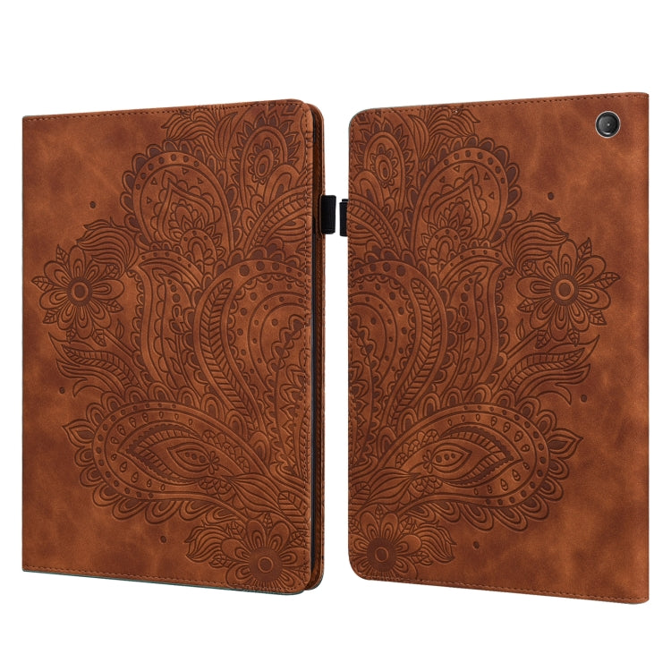 Peacock Embossed Pattern Leather Tablet Case, For Xiaomi Redmi Pad 10.61 2022, For Nokia T10, For Amazon Kindle Fire 7 2022