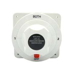 300A RV Yacht Battery Power Off Switch Four-speed Marine Protection Switch, Power Off Switch(White)