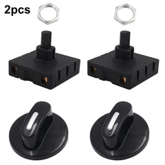 4 Gear 3 Speed Rotary Switch Fan Heater Speed Selector, Type A 2 Pair, Type B 2 Pair