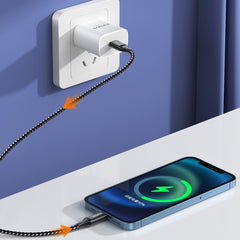 awei CL-126 1.2m 4 in 1 USB to USB-C / Type-C to 8Pin Data Fast Charging Cable, CL-126(Black), CL-126(Blue)