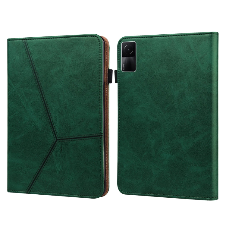 Solid Color Embossed Striped Leather Case, For Xiaomi Redmi Pad 10.61 2022