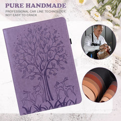 Tree & Deer Pattern Pressed Printing Leather Tablet Case, For Xiaomi Redmi Pad 10.61 2022