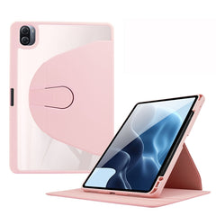 Acrylic 360 Degree Rotation Holder Tablet Leather Case, For Xiaomi Pad 5 / 5 Pro, For Xiaomi Pad 5 Pro 12.4