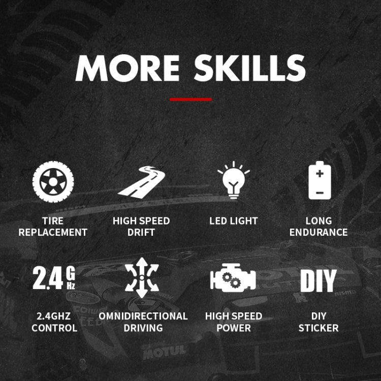 2.4G 1:16 4WD Drift RC Toy Car