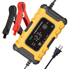 FOXSUR 6A 12V Motorcycle / Car Smart Battery Charger, US Plug, UK Plug, EU Plug, AU Plug
