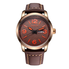 Ochstin 6047B Business Style Quartz Men Leather Watch