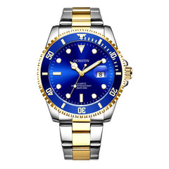 Multifunctional Quartz Waterproof Luminous Steel Strap Men Watch, OCHSTIN 7019E