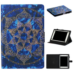 Tablet PC Universal Coloured Drawing Pattern Horizontal Flip Leather Case with Holder & Card Slot, For 10 inch