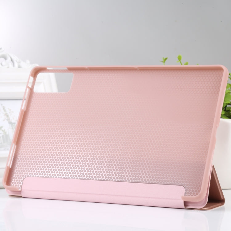 Three-fold Holder Flip Tablet Leather Case, For Xiaomi Redmi Pad 10.61 2022