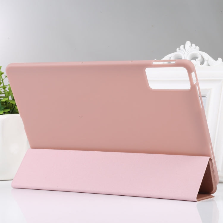 Three-fold Holder Flip Tablet Leather Case, For Xiaomi Redmi Pad 10.61 2022