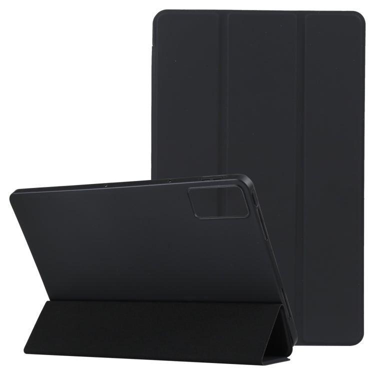 Three-fold Holder Flip Tablet Leather Case, For Xiaomi Redmi Pad 10.61 2022