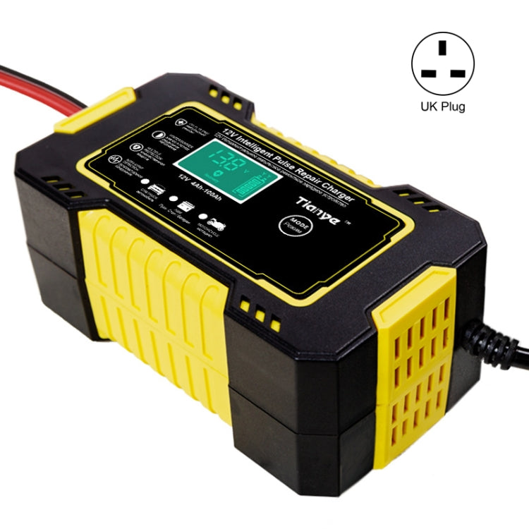 Motorcycle / Car Battery Smart Charger with LCD Creen, UK Plug, US Plug, AU Plug, EU Plug