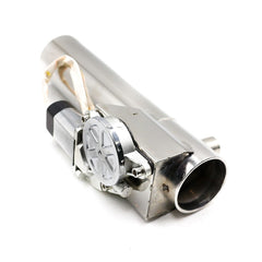 Car Stainless Steel Straight Pipe Remote Control Electric Exhaust Valve, 2.5 inch, 3 inch