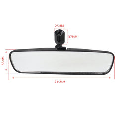 8 inch Car Modified Large Field View Reflective Auxiliary Rearview Mirror, 8 inch