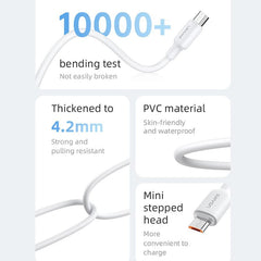 USAMS US-SJ607 U84 2A USB to Micro USB Charging Data Cable, Micro USB 2m