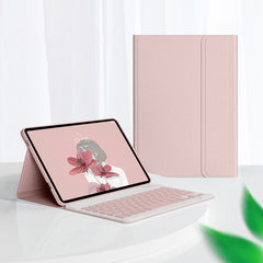LX106 Square Keys Detachable Bluetooth Keyboard Leather Tablet Case, LX106