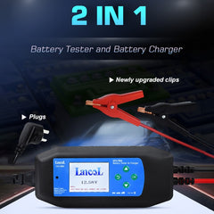 CAT-280 2 in 1 Car Battery Charger & Color Screen Battery Tester, EU Plug