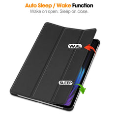 Custer Texture 3-Fold Holder Leather Smart Tablet Case, For Xiaomi Pad 7 / 7 Pro, For Xiaomi Redmi Pad SE 8.7