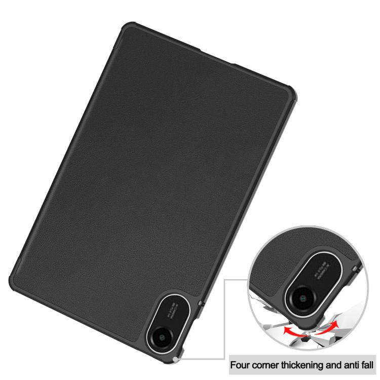 Custer Texture 3-Fold Holder Leather Smart Tablet Case, For Xiaomi Redmi Pad 2, For Xiaomi Pad 7 / 7 Pro