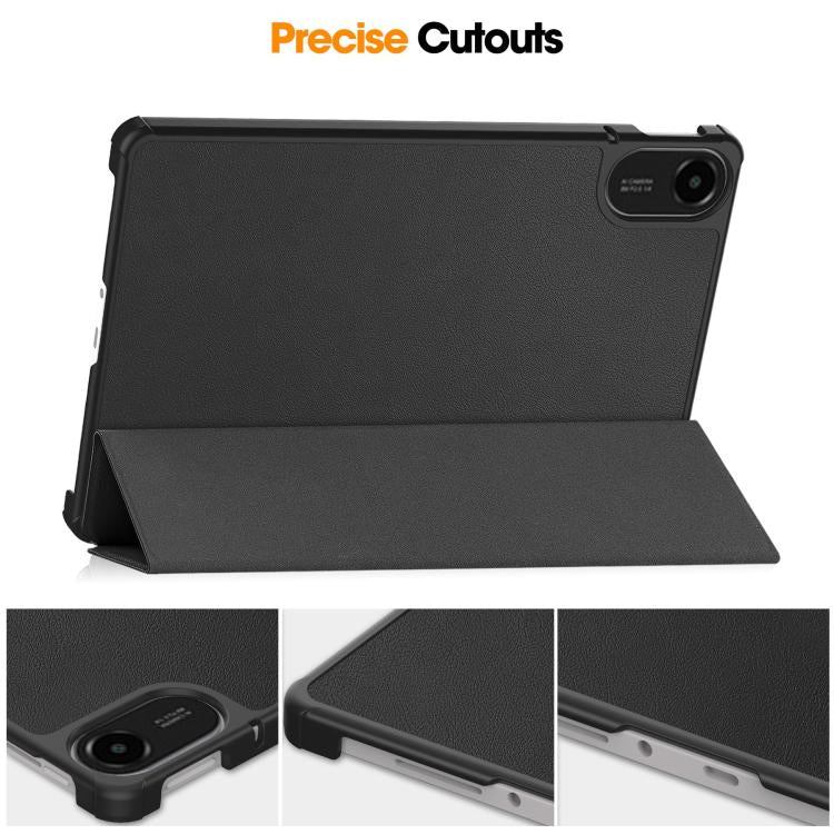 Custer Texture 3-Fold Holder Leather Smart Tablet Case, For Xiaomi Redmi Pad 2, For Xiaomi Pad 7 / 7 Pro