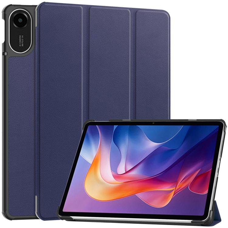 Custer Texture 3-Fold Holder Leather Smart Tablet Case, For Xiaomi Redmi Pad 2, For Xiaomi Pad 7 / 7 Pro