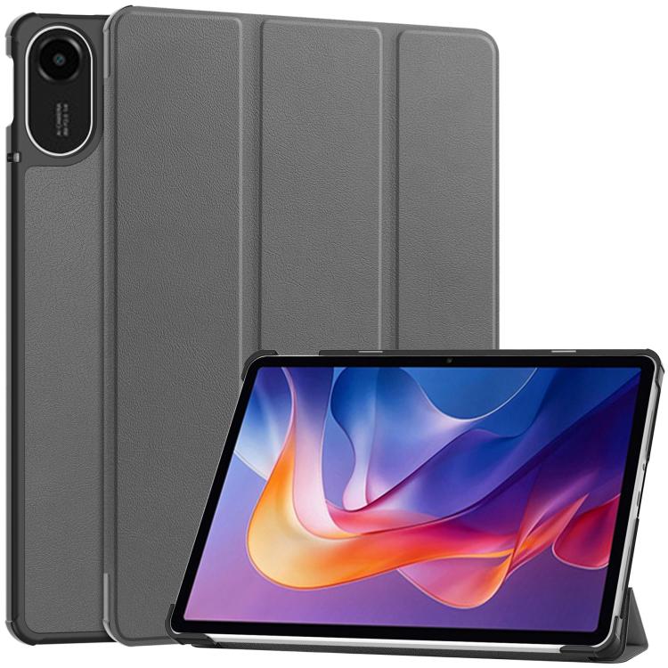 Custer Texture 3-Fold Holder Leather Smart Tablet Case, For Xiaomi Redmi Pad 2, For Xiaomi Pad 7 / 7 Pro