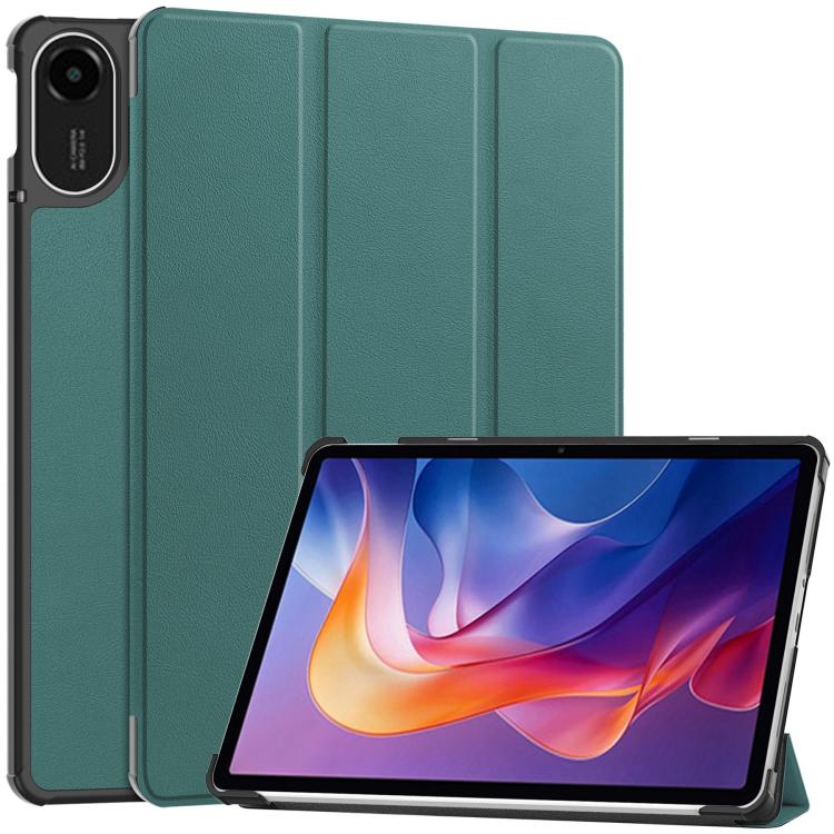 Custer Texture 3-Fold Holder Leather Smart Tablet Case, For Xiaomi Redmi Pad 2, For Xiaomi Pad 7 / 7 Pro