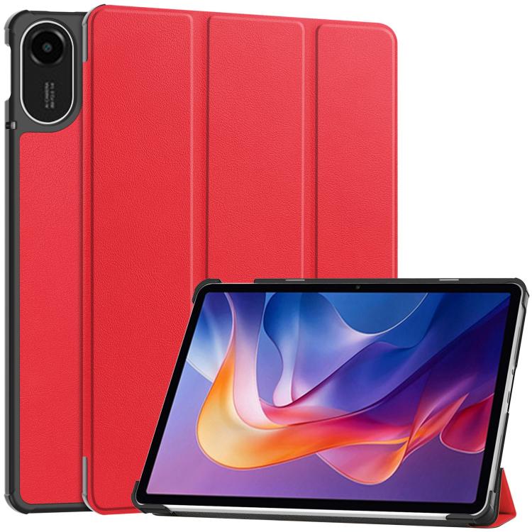 Custer Texture 3-Fold Holder Leather Smart Tablet Case, For Xiaomi Redmi Pad 2, For Xiaomi Pad 7 / 7 Pro